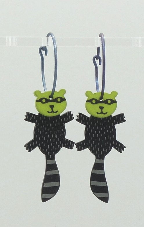 Tvättbjörn Svartgrå Oliv