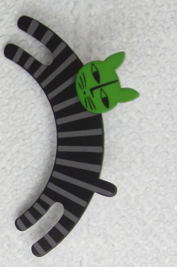 Hoppkatt Svart Grön