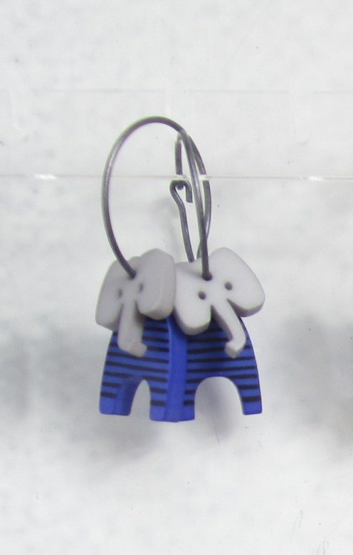 Elefant Rand Kornblå - k-form