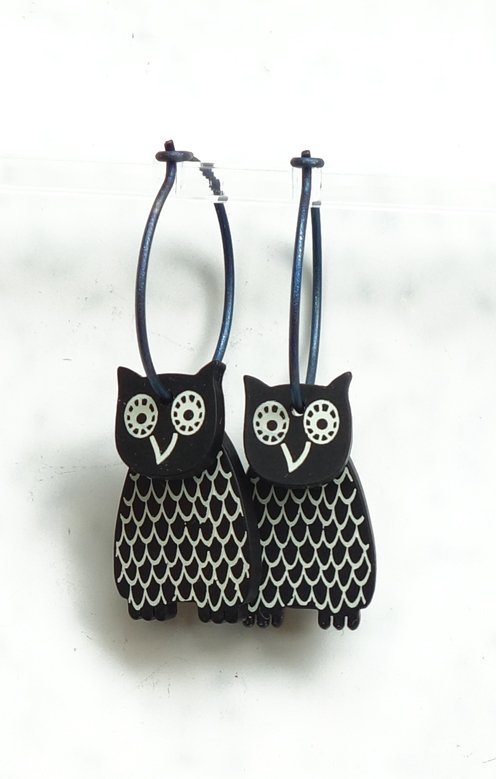 Uggla Svartvit - k-form