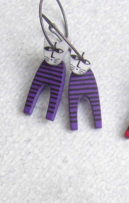 Katt Lång Lila - k-form