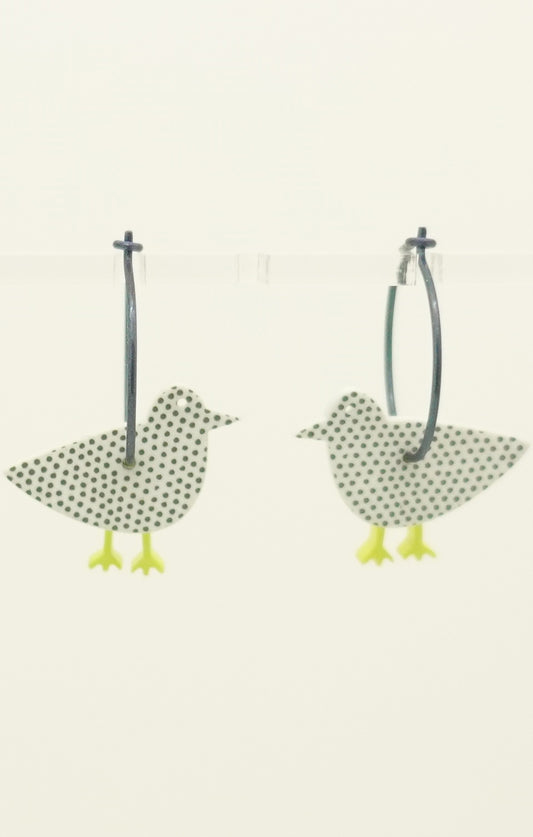 Fågel Vitsvart Lime