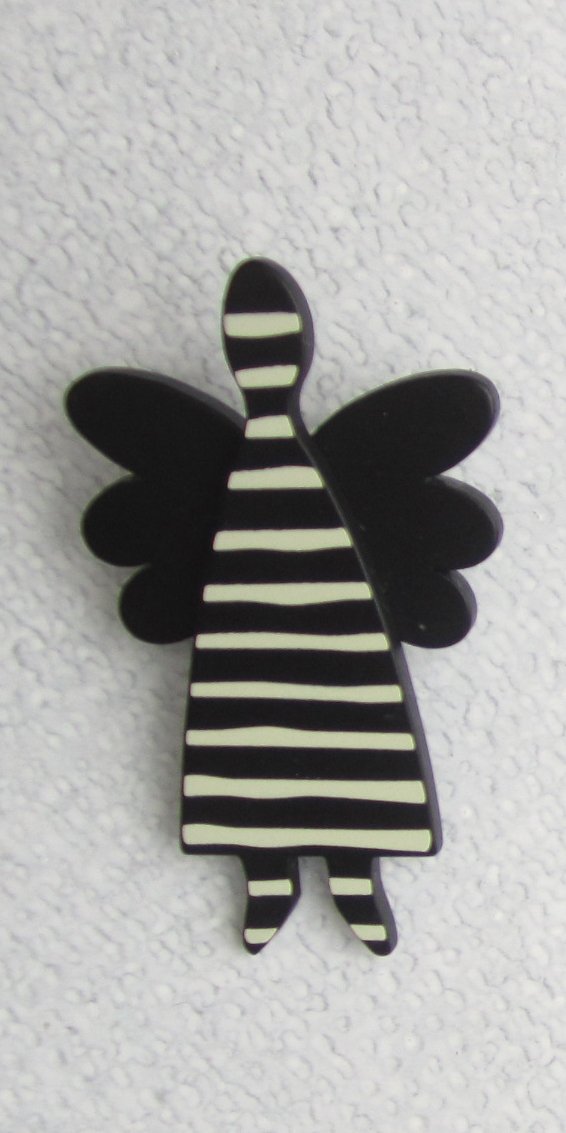 Ängel Svartvit Rand