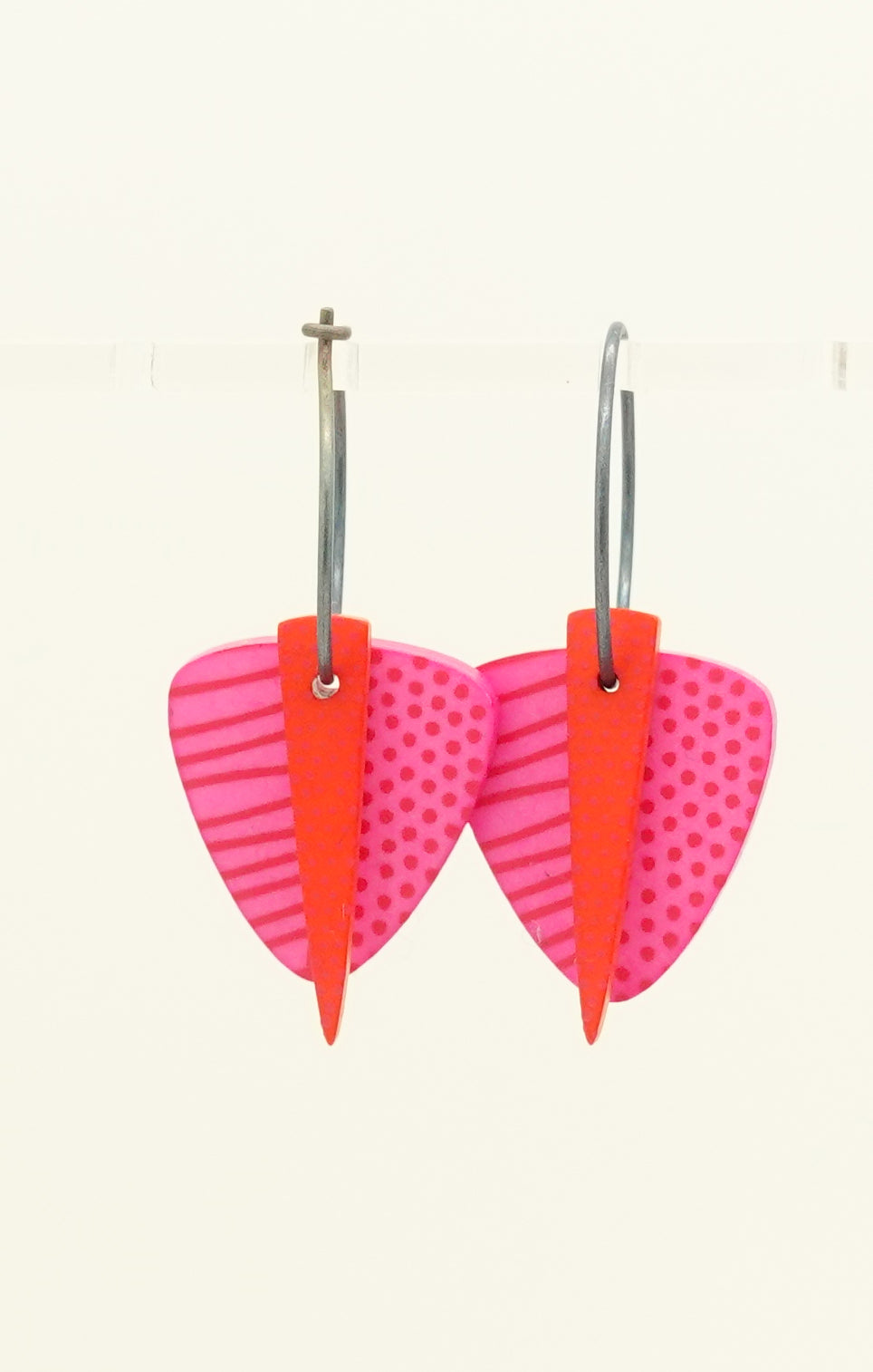 Löv Retro Rosa Röd