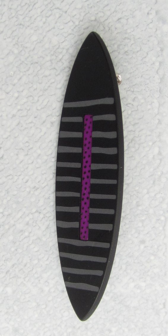 Zulu Svartgrå Rödlila