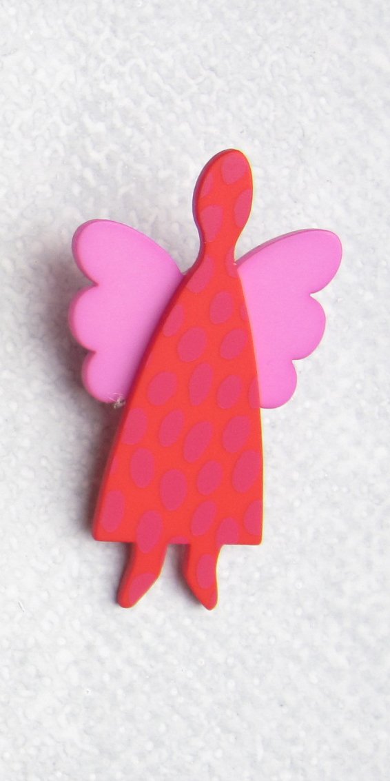 Ängel Röd Rosa