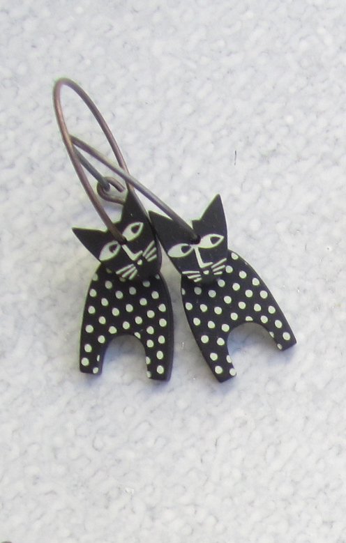 Katt Svartvit prick - k-form