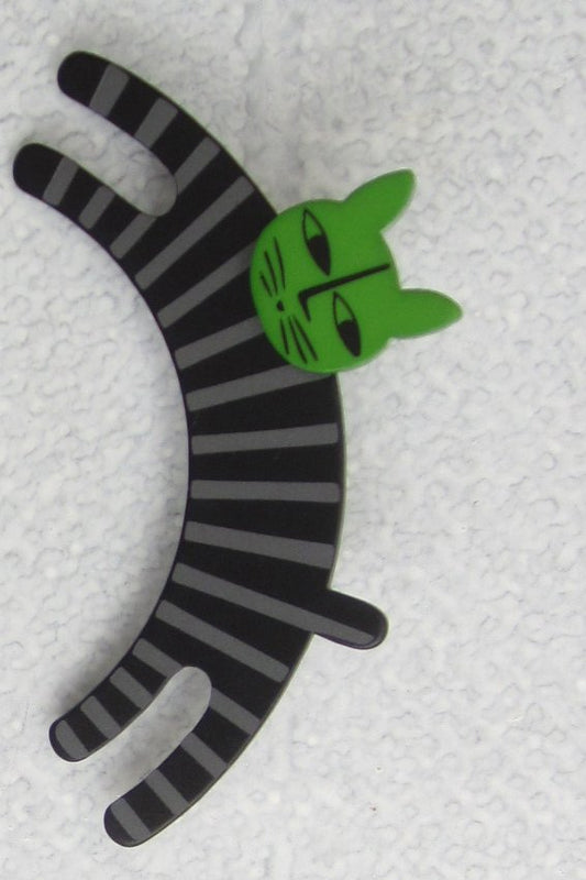 Hoppkatt Svart Grön